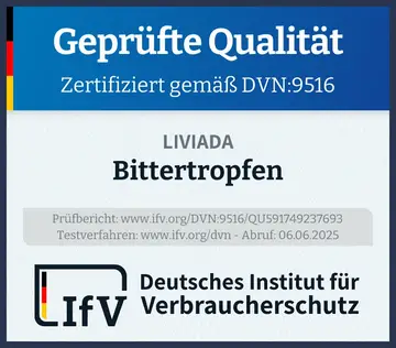 Prüfsiegel Bittertropfen