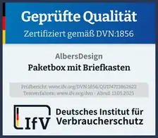 Siegel Paketbox mit Briefkasten