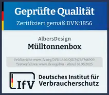 Siegel Mülltonnenbox