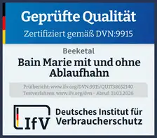 Siegel Bain Marie mit und ohne Ablaufhahn