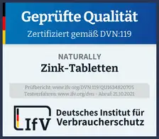 Siegel Zink-Tabletten
