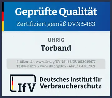 Prüfsiegel Torband