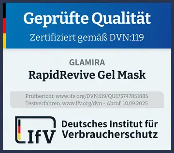 Prüfsiegel RapidRevive Gel Mask