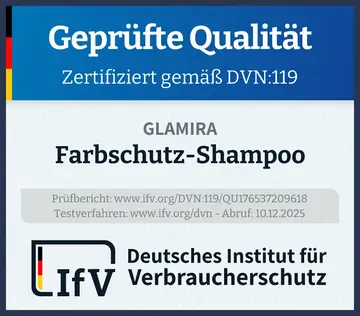 Prüfsiegel Farbschutz-Shampoo