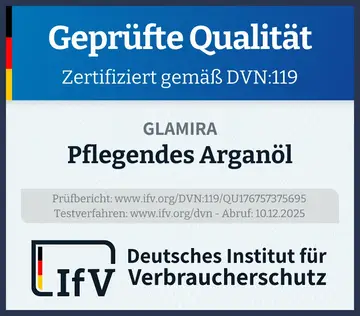 Prüfsiegel Pflegendes Arganöl