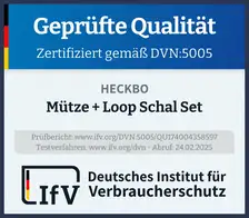 Siegel Mütze + Loop Schal Set