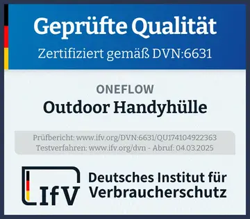 Prüfsiegel Outdoor Handyhülle