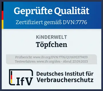 Prüfsiegel Töpfchen