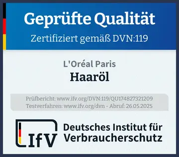 Prüfsiegel Haaröl