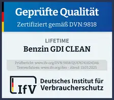Siegel Benzin GDI CLEAN