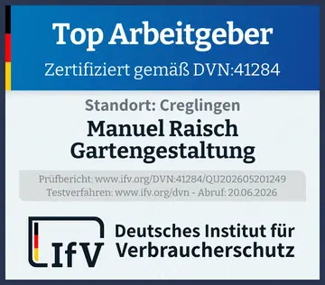 Prüfsiegel Manuel Raisch Gartengestaltung
