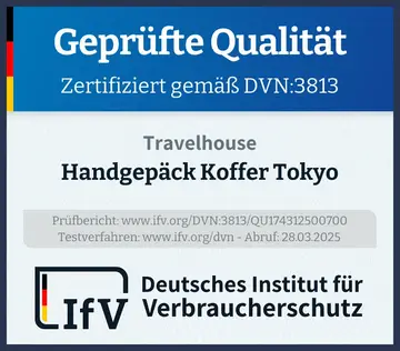 Prüfsiegel Handgepäck Koffer Tokyo