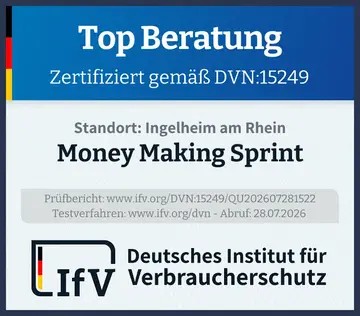 Prüfsiegel B2B-Vertriebsberatung und Umsetzungsbegleitung