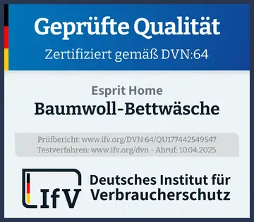 Prüfsiegel Baumwoll-Bettwäsche