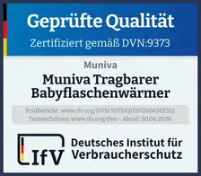 Siegel Muniva Tragbarer Babyflaschenwärmer