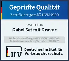 Siegel Gabel Set mit Gravur