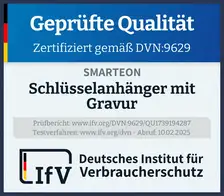 Siegel Schlüsselanhänger mit Gravur