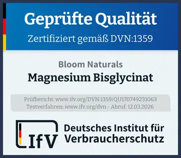 Prüfsiegel Magnesium Bisglycinat
