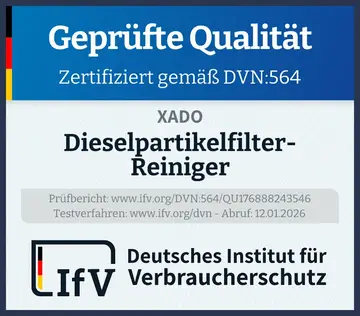 Prüfsiegel Dieselpartikelfilter-Reiniger