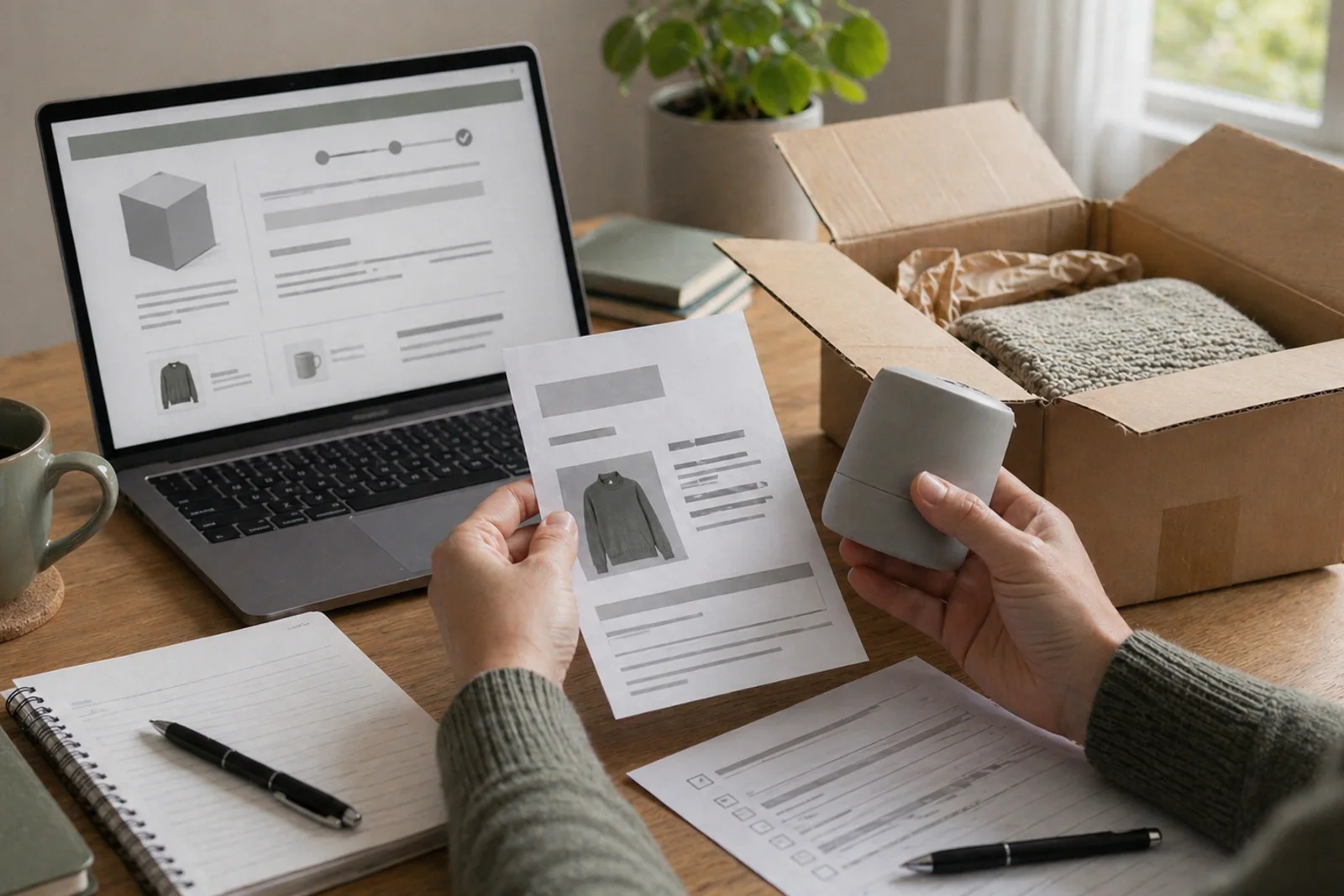 Falsche Lieferung im Online-Shop: Symbolbild für Paket, Reklamation und Rückabwicklung