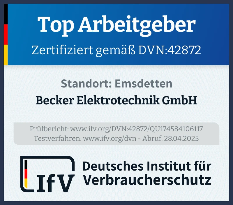 Siegel Zertifizierter Top-Arbeitgeber
