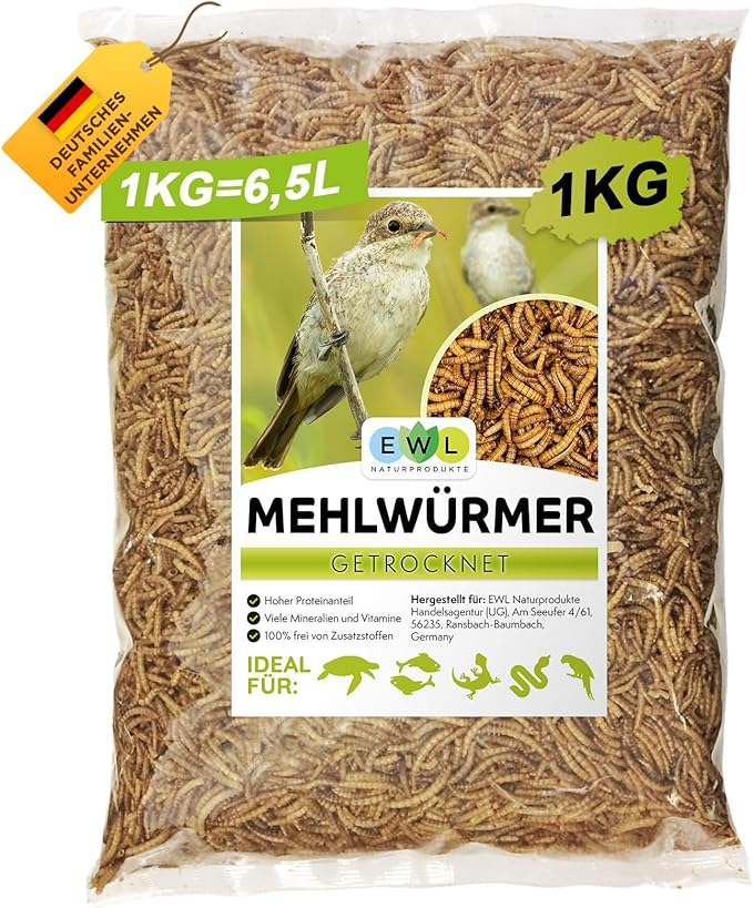 Mehlwürmer getrocknet