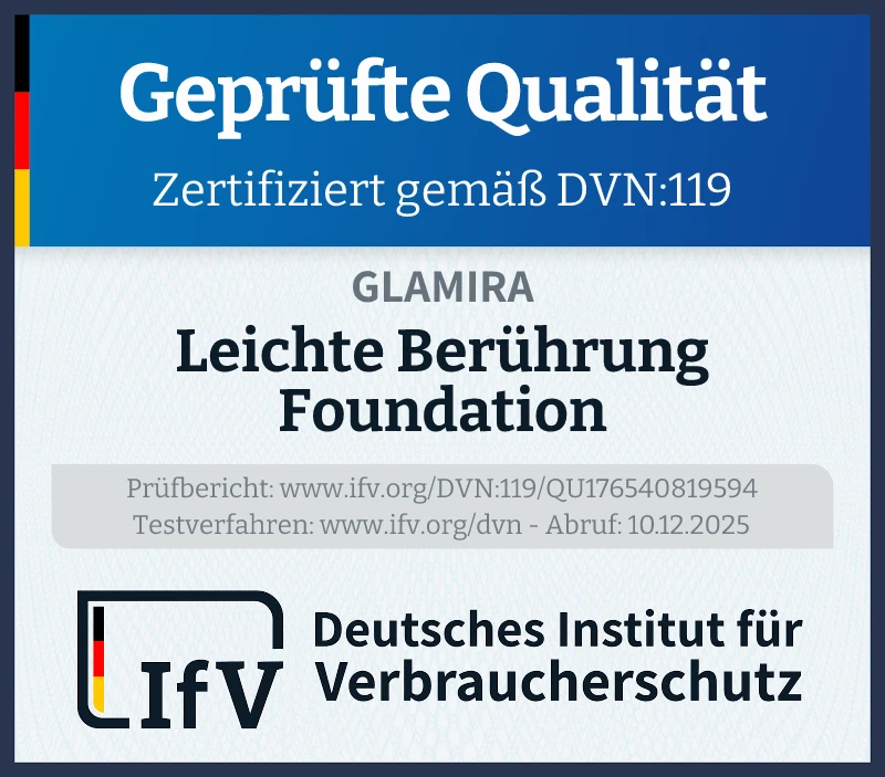Prüfsiegel Leichte Berührung Foundation