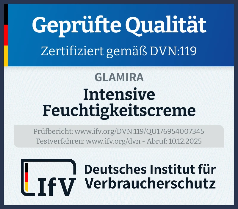 Prüfsiegel Intensive Feuchtigkeitscreme