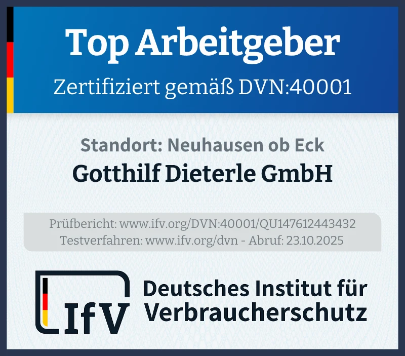 Prüfsiegel Zertifizierter Top-Arbeitgeber