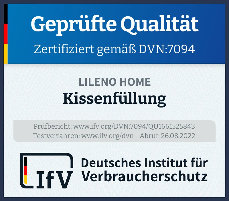 Siegel Kissenfüllung