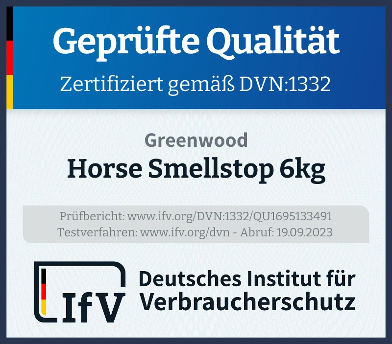 Prüfsiegel Horse Smellstop 6kg