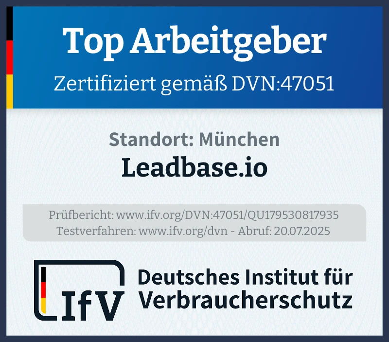 Zertifizierter Top-Arbeitgeber