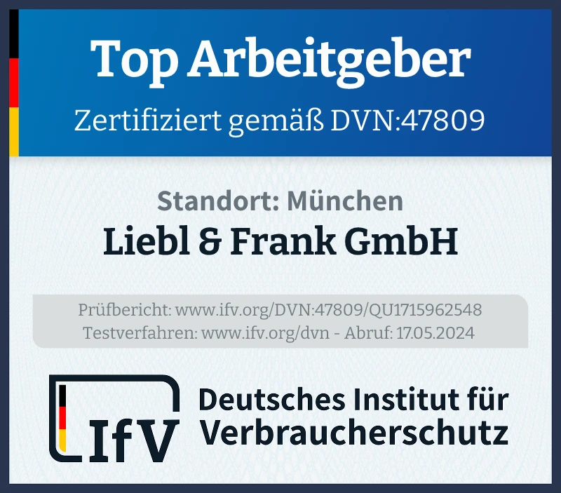 Siegel Zertifizierter Top-Arbeitgeber