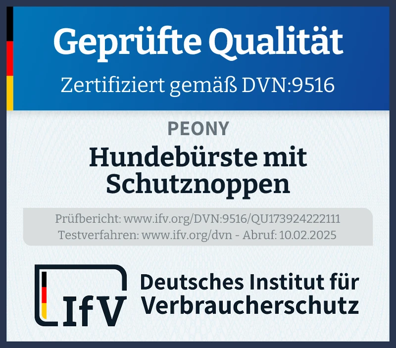 Siegel Hundebürste mit Schutznoppen