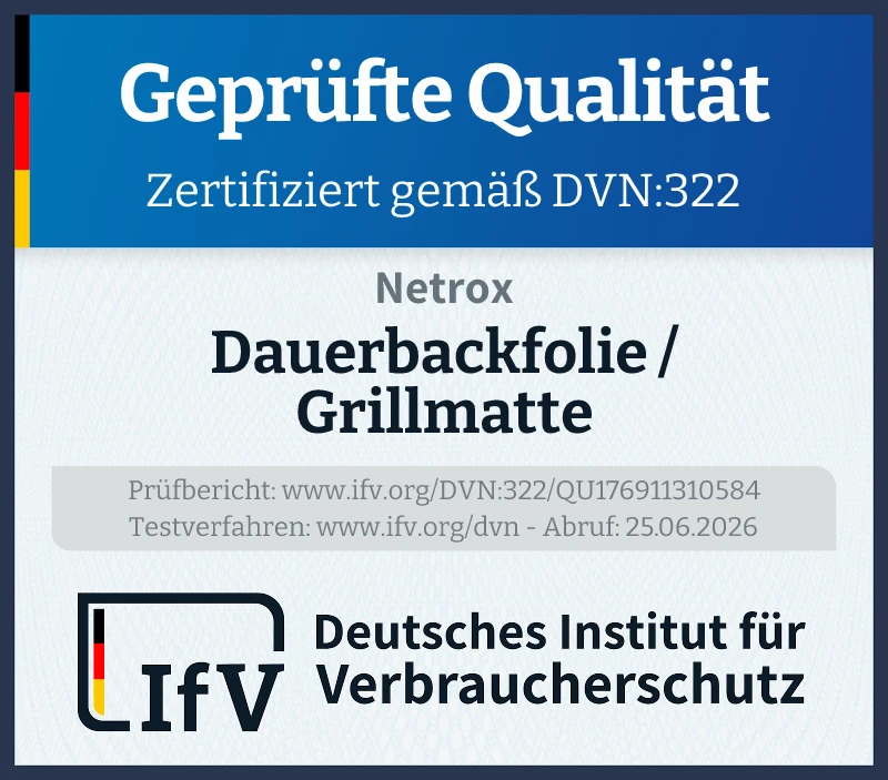 Siegel Dauerbackfolie / Grillmatte