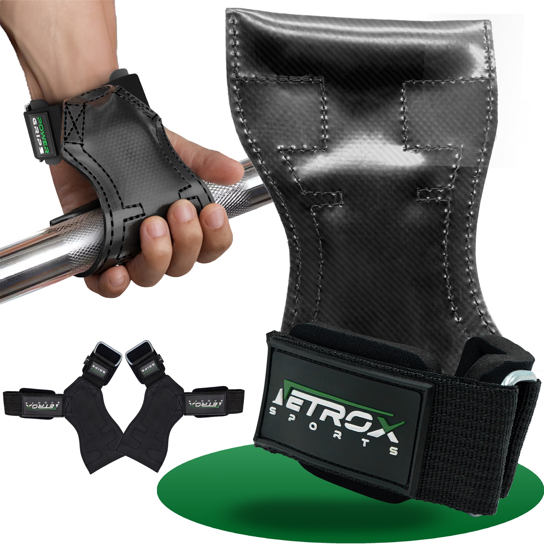 Power Grips Zughilfen für Kraftsport