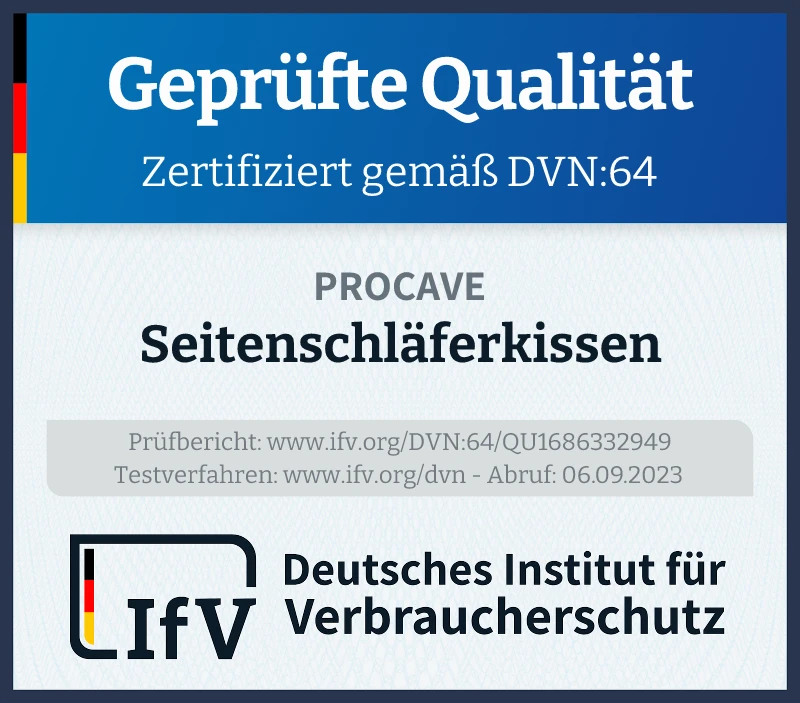 Siegel Seitenschläferkissen