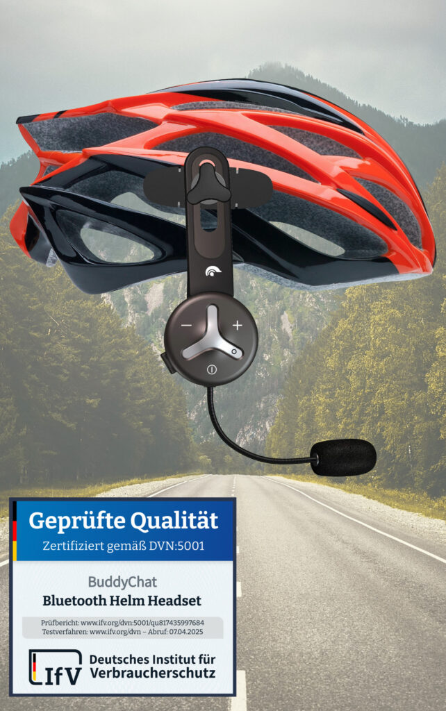 BuddyChat Bluetooth Helm-Headset von arcotec