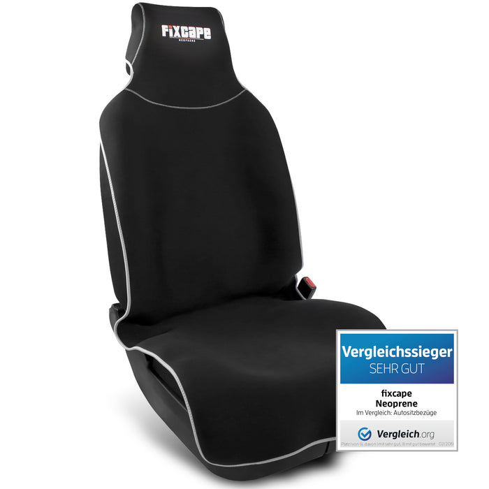 fixcape Neopren Autositzbezug in Grau als Produktmotiv