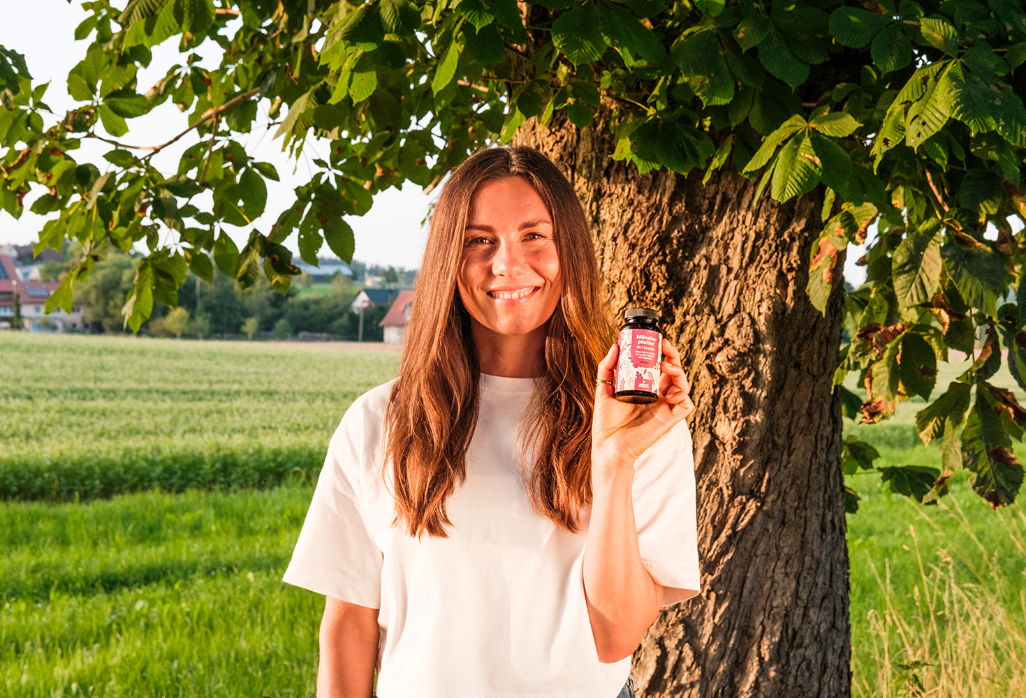 Bloom Naturals Produktaufnahme im natürlichen Umfeld
