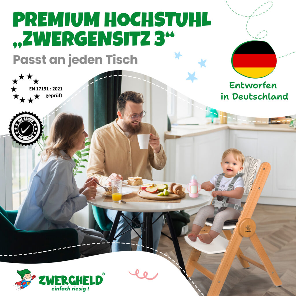 ZWERGHELD Kinderhochstuhl ZS3