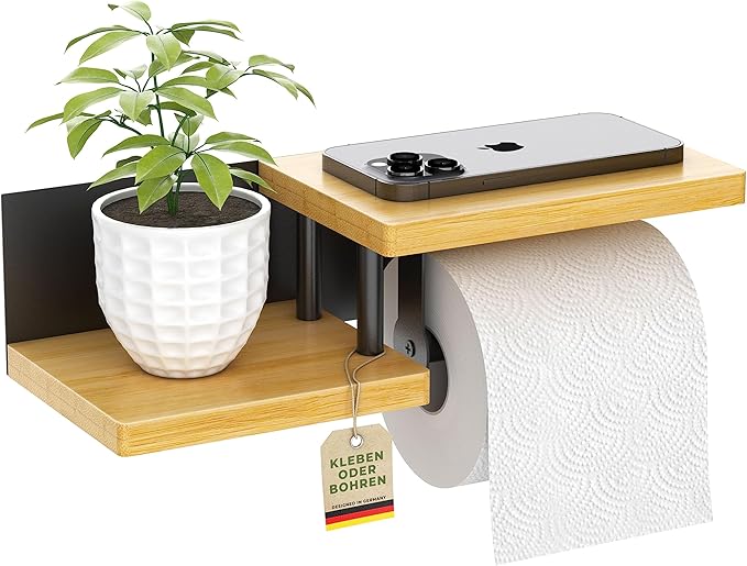 Abbildung Holz Toilettenpapierhalter