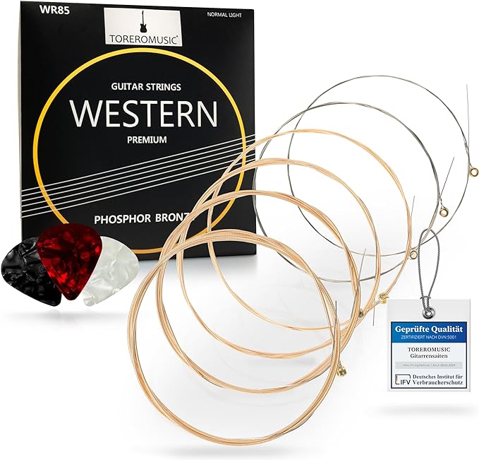 Abbildung Gitarrensaiten Westerngitarre