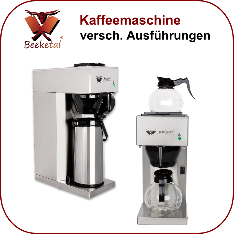 Edelstahl Filterkaffeemaschine