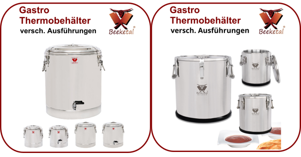 Edelstahl Thermobehälter