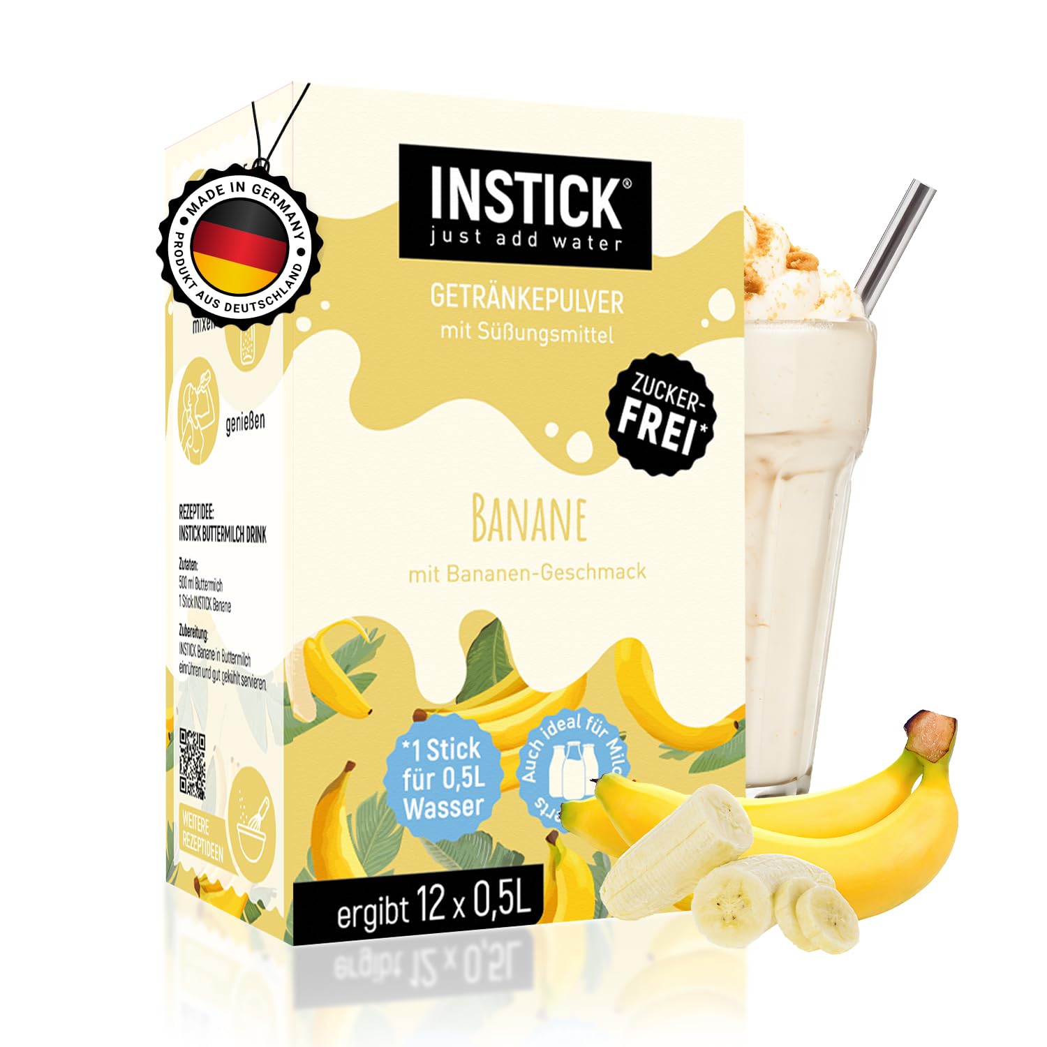 Instant-Getränk für Milchprodukte