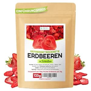 Gefriergetrocknete Erdbeeren
