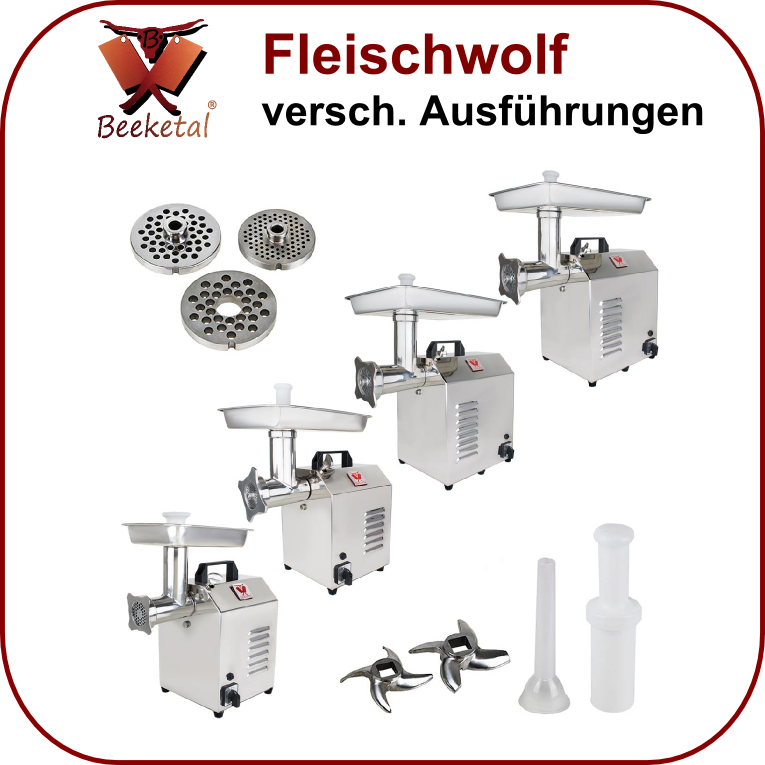Edelstahl Fleischwolf