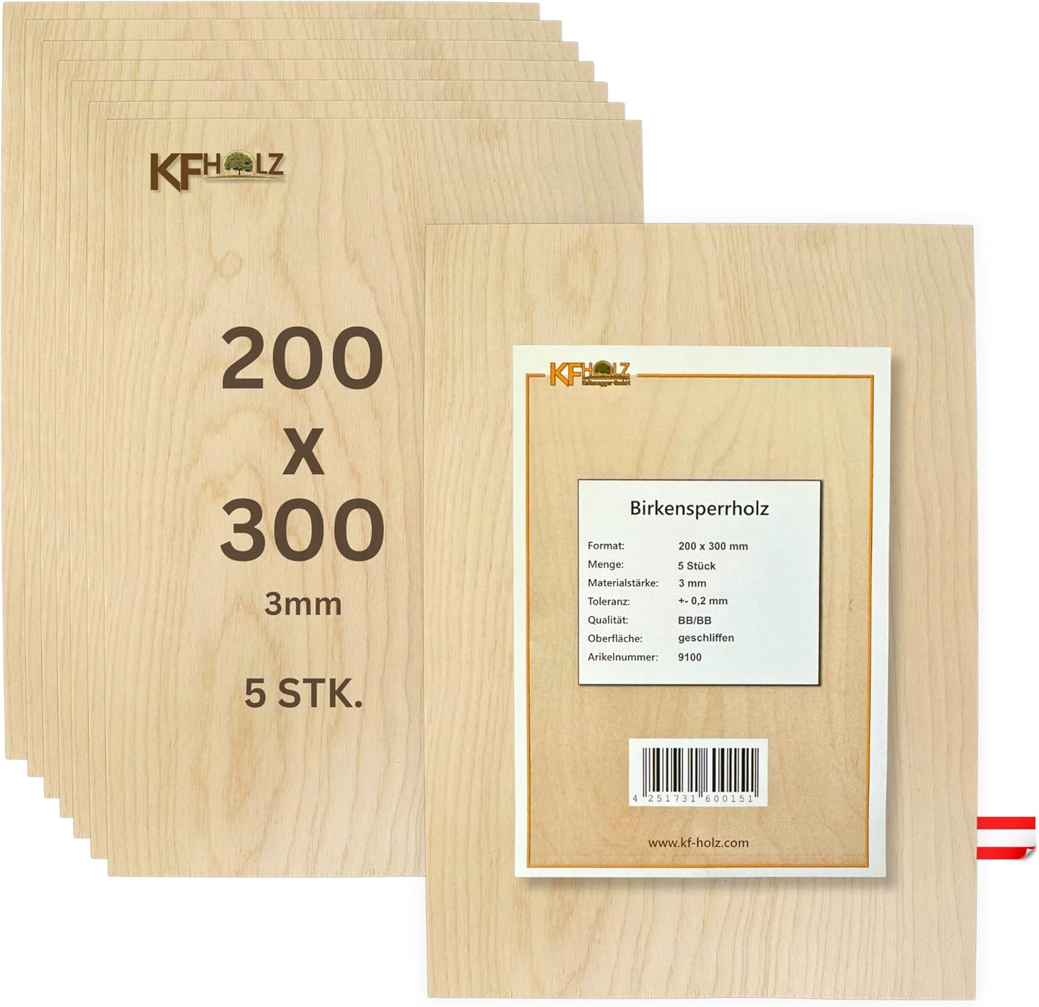 Abbildung Sperrholzplatten