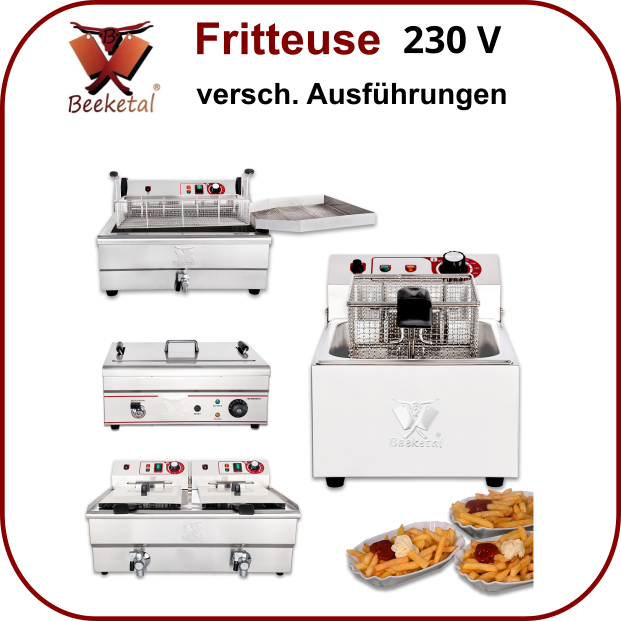 Elektrische Kaltzonen Fritteusen - 230V